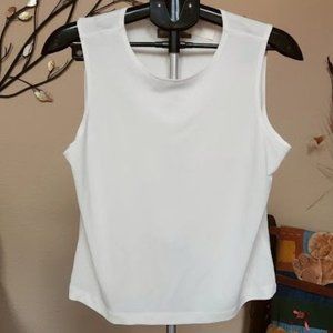 NWT Petite Sophisticate off white tank / camisole sz large